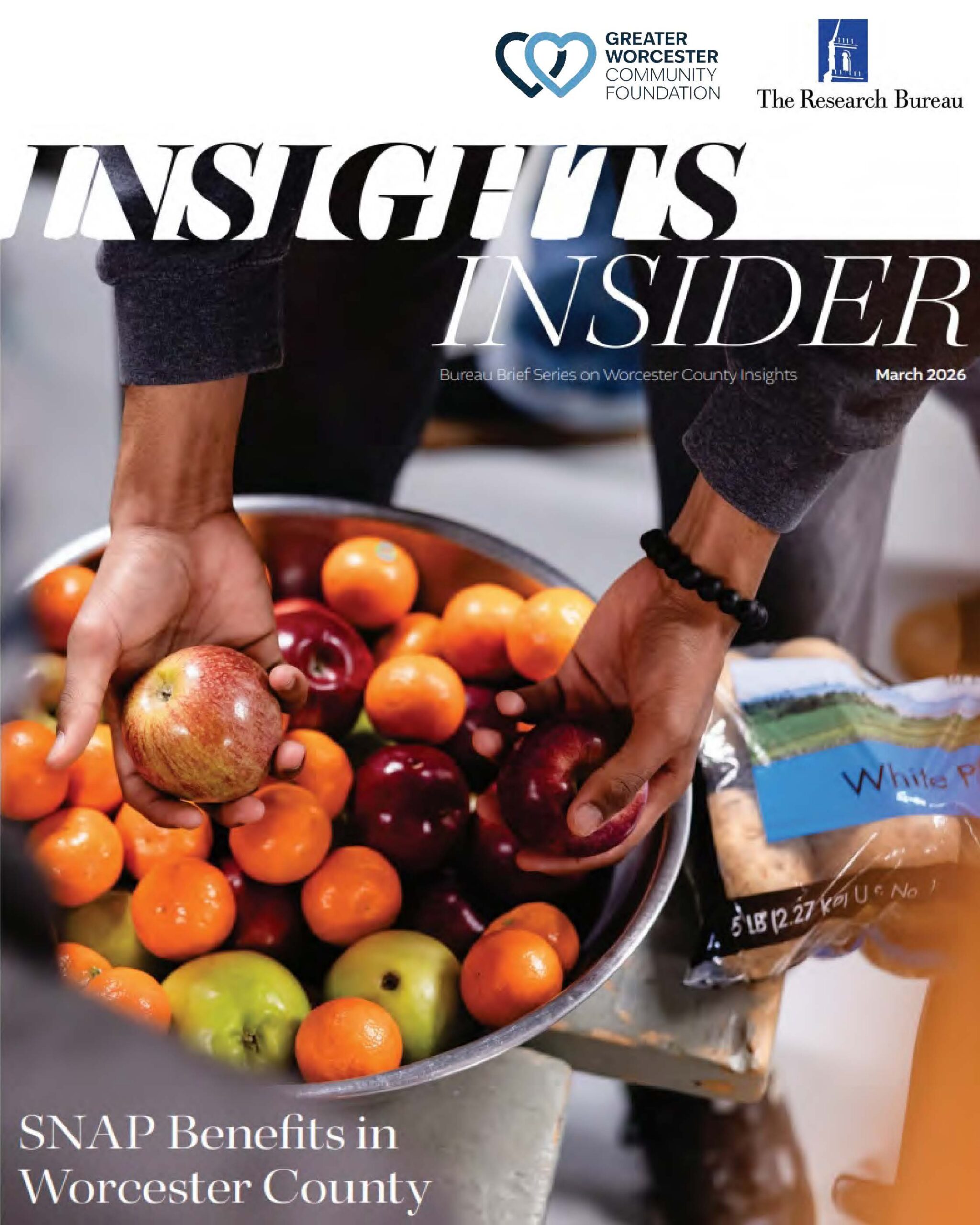 Insights Insider on SNAP Benefits in Worcester County, from The Research Bureau and Greater Worcester Community Foundation