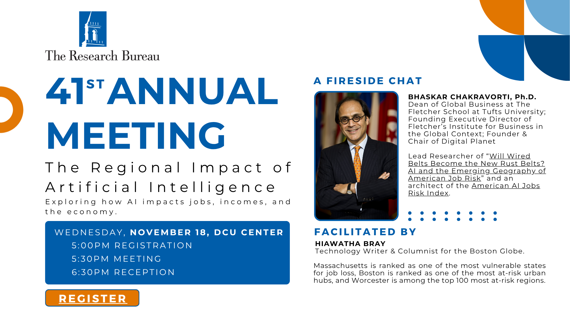 41st Annual Meeting Save the Date