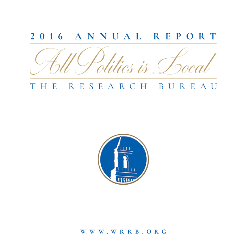 WRRB 2016 Annual Report Cover WRRB 2016 Annual Report Cover